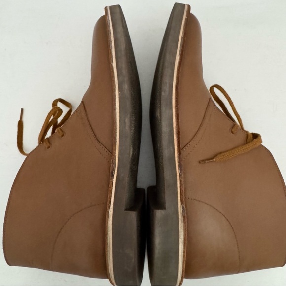 Clarks Bushacre Chukka Boots Brown Leather Comfort Shoes Men's Size 10 - Picture 8 of 12